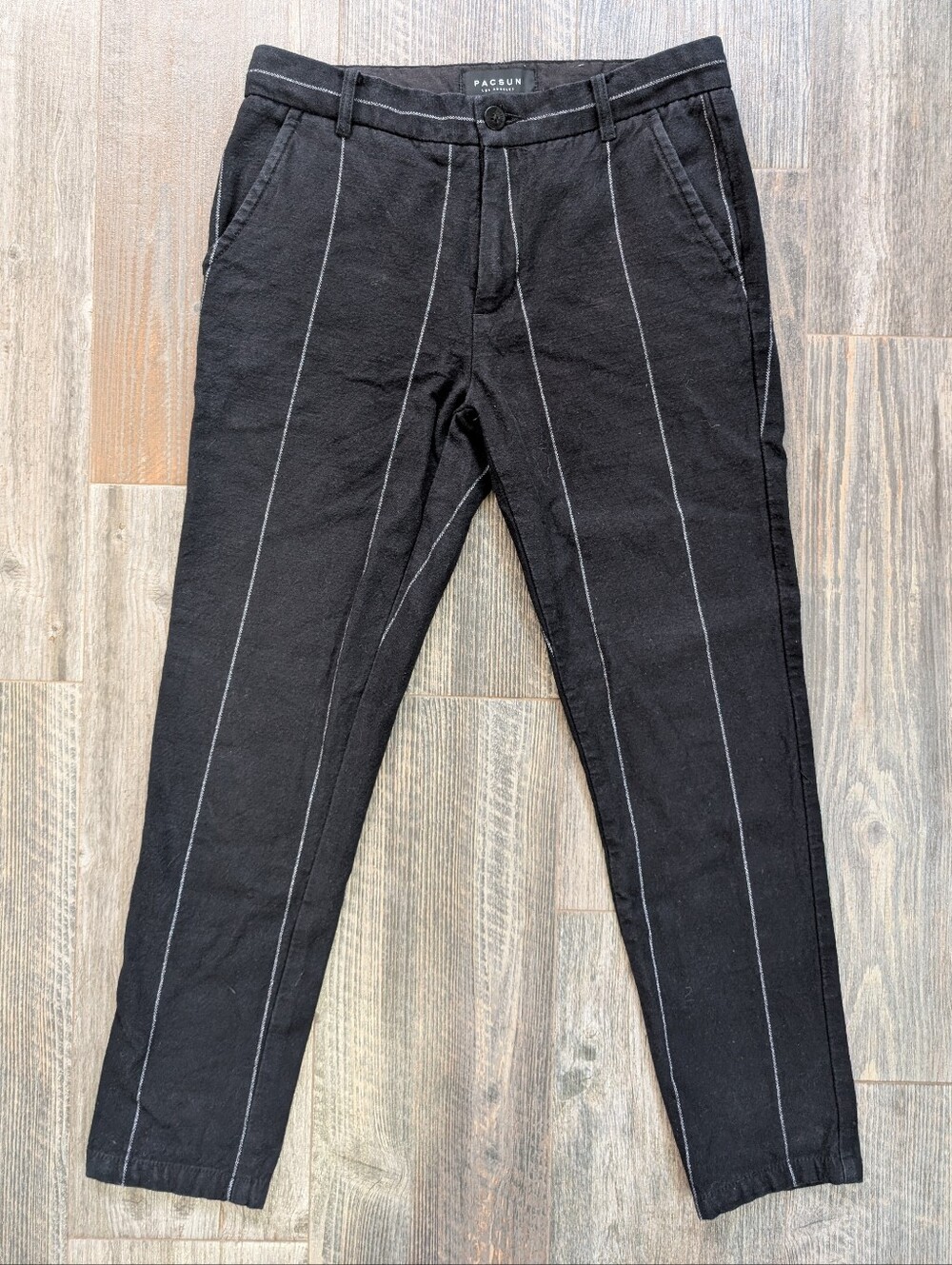 PacSun Black Pinstripe Pants